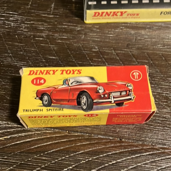 Collectibles/Dinky Toys/ Ford Cortina 212/ Triumph Spitfire 114/Ford Mustang 161 - Picture 5 of 8